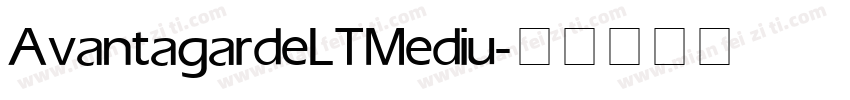 Avantagarde LT Mediu字体转换
